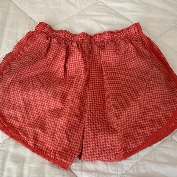 Nike Dry Tempo Women's Orange Patterned Athletic Shorts Size L - Picture 4 of 7